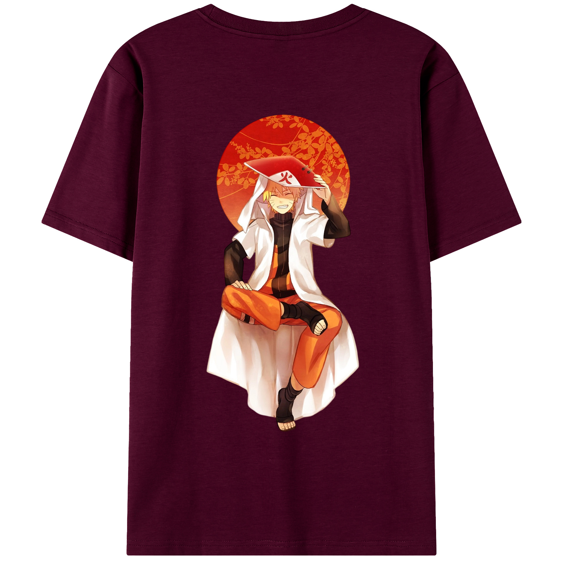 （画像用） NARUTO -ナルト- うずまき ナルト Uzumaki Naruto レディース半袖Tシャツ(バックプリント)